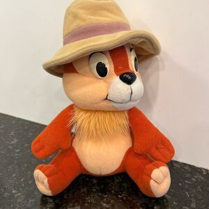 VTG Disney Chip N Dale Rescue Rangers Playskool 1989 Plush 7” Chip Doll Toy 80s
